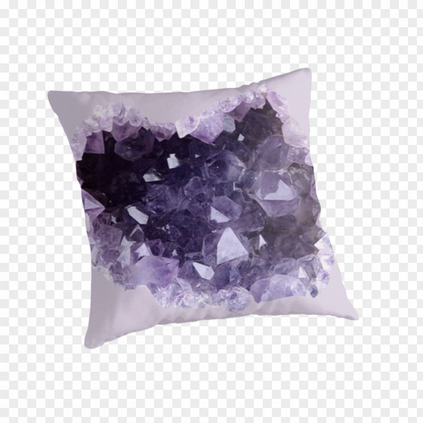 Stone Amethyst Geode Crystal Agate Mineral PNG