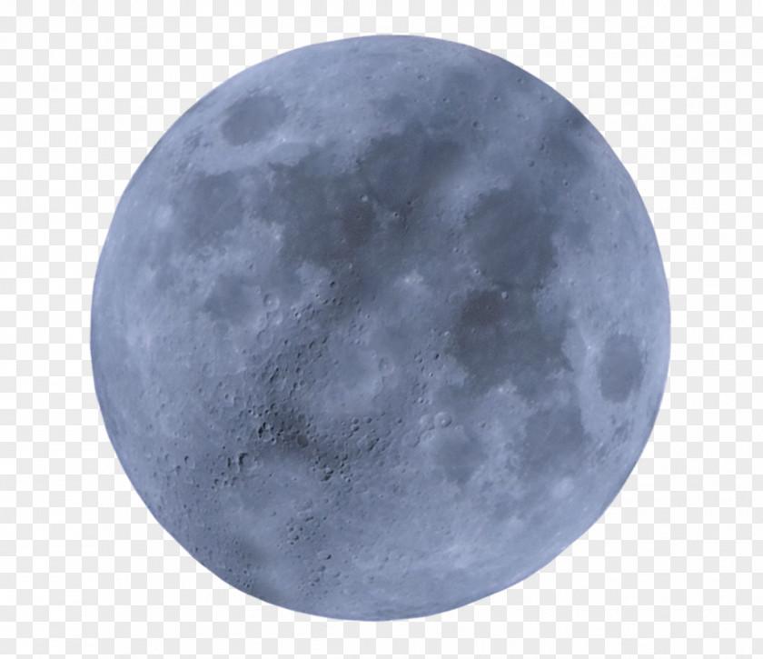 Blue Moon Black And White Lunar Phase PNG