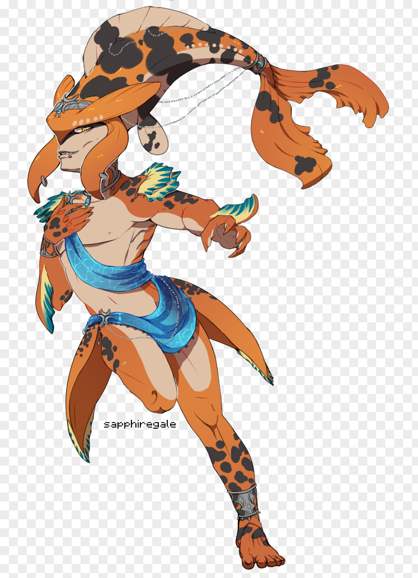 Elongated The Legend Of Zelda: Breath Wild Link Zora Fan Art Universe Zelda PNG