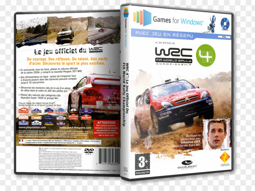 Fia World Rallycross Championship WRC 4: FIA Rally PlayStation 2 Sony Brand PNG