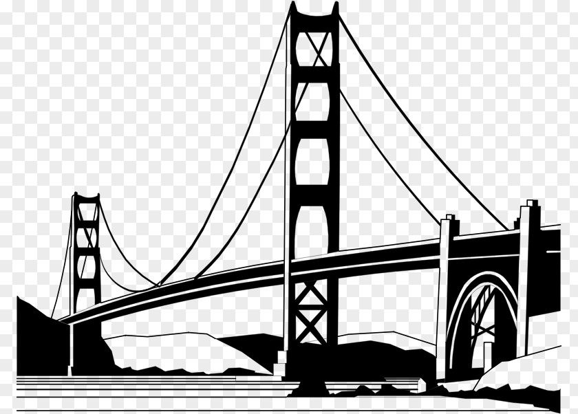 Golden Gate Bridge Mackinac Clip Art PNG