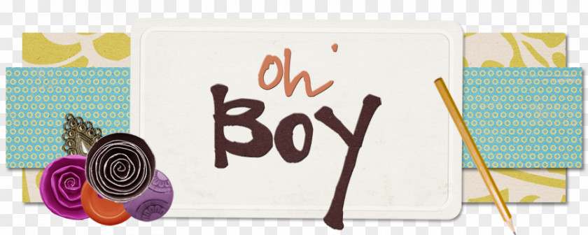 Oh Boy Paper Line Brand Font PNG