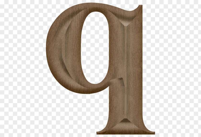 Q Wood Grain Sculpture Serif PNG