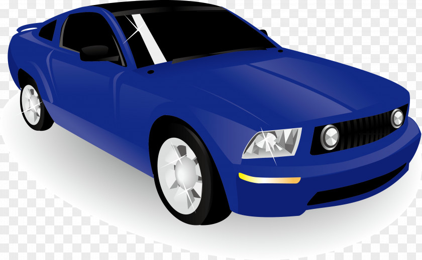 Sports Car Decoration Vector Design Ford Mustang Automotive PNG