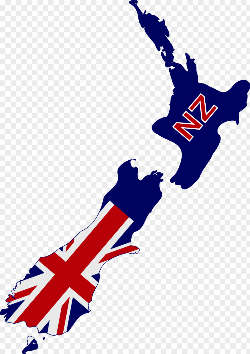 Flag New Zealand Line Art Clip PNG
