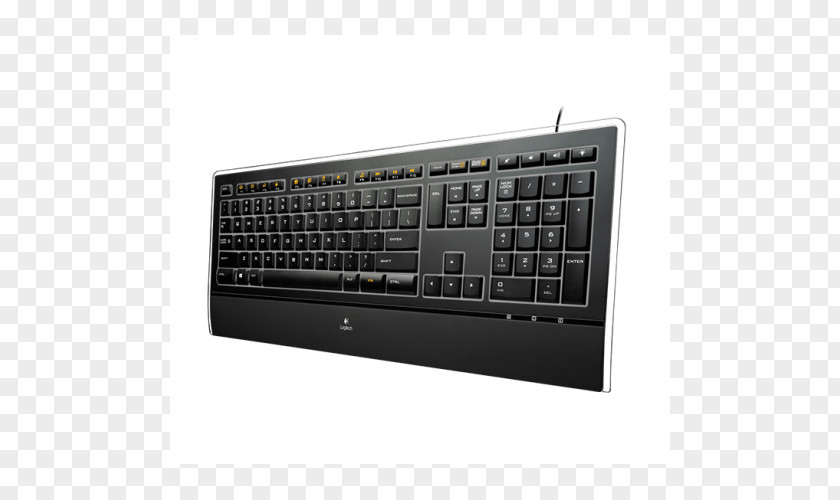 Laptop Computer Keyboard Logitech Illuminated K740 Mouse PNG