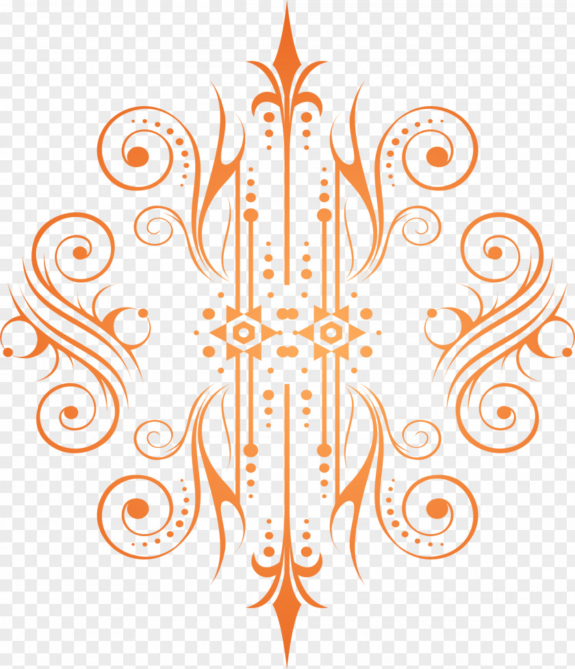 Orange Pattern Clip Art PNG