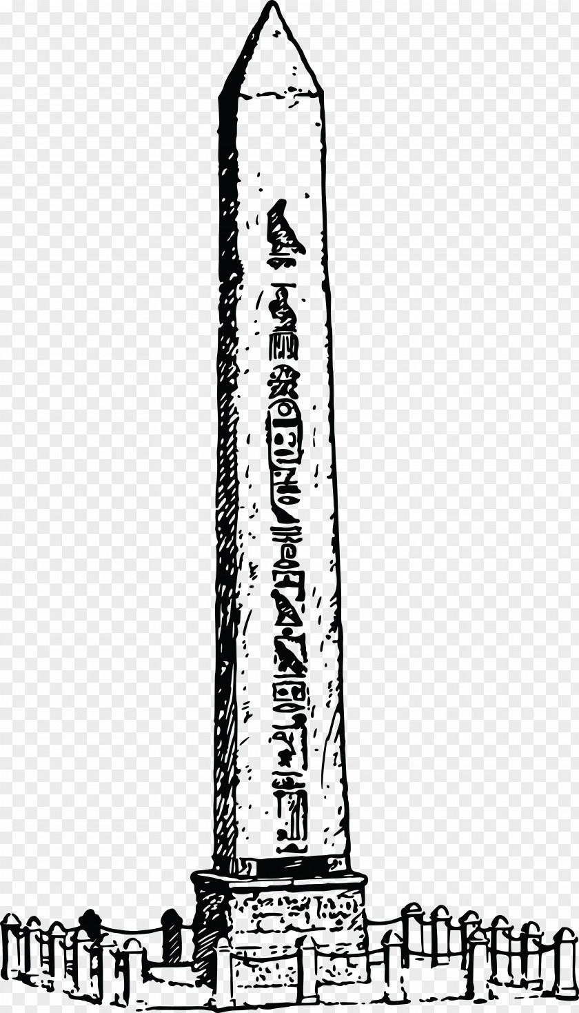 Ancient Vector Karnak Egypt Obelisk Drawing Clip Art PNG