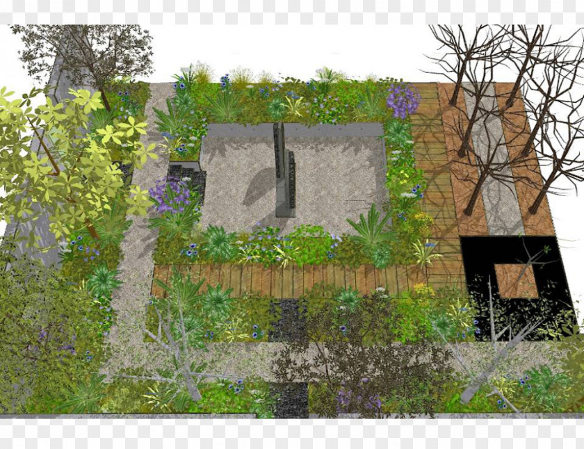 House Landscaping Wall PNG