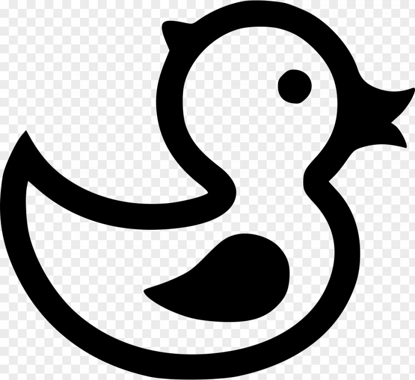 Ducky Icon Clip Art Cartoon Beak Line PNG