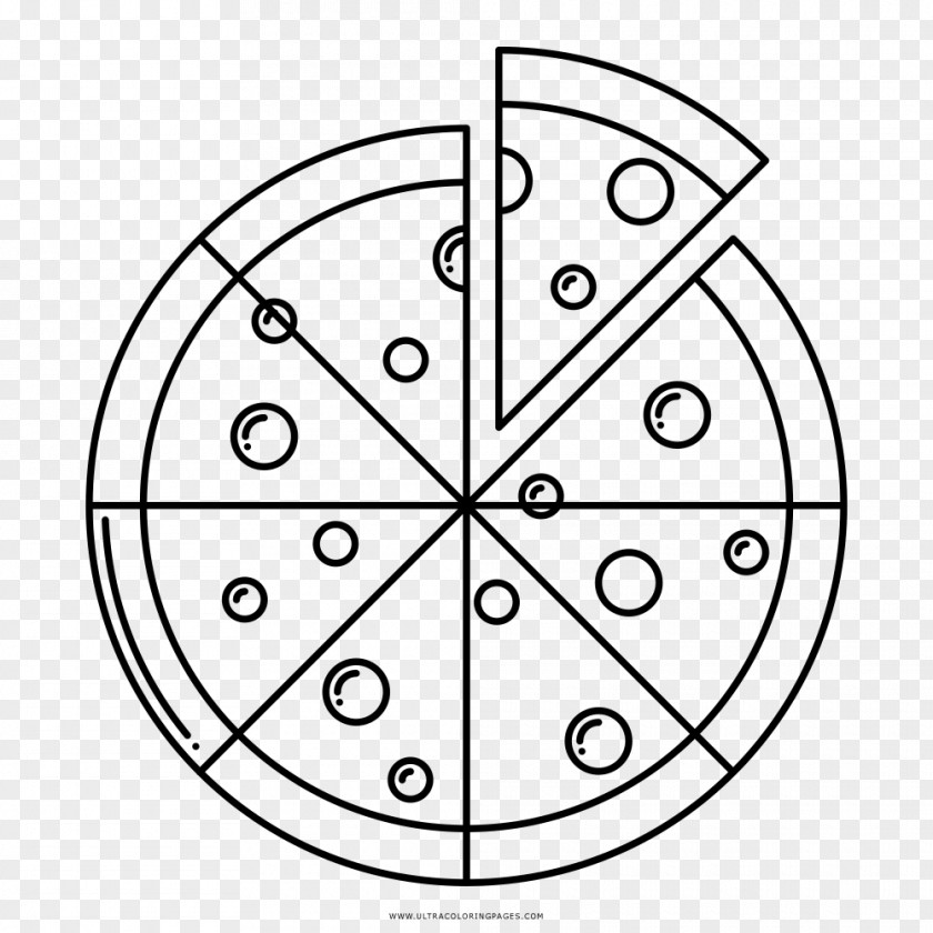 Pizza Posters Mandala Coloring Book Child Painting Page PNG