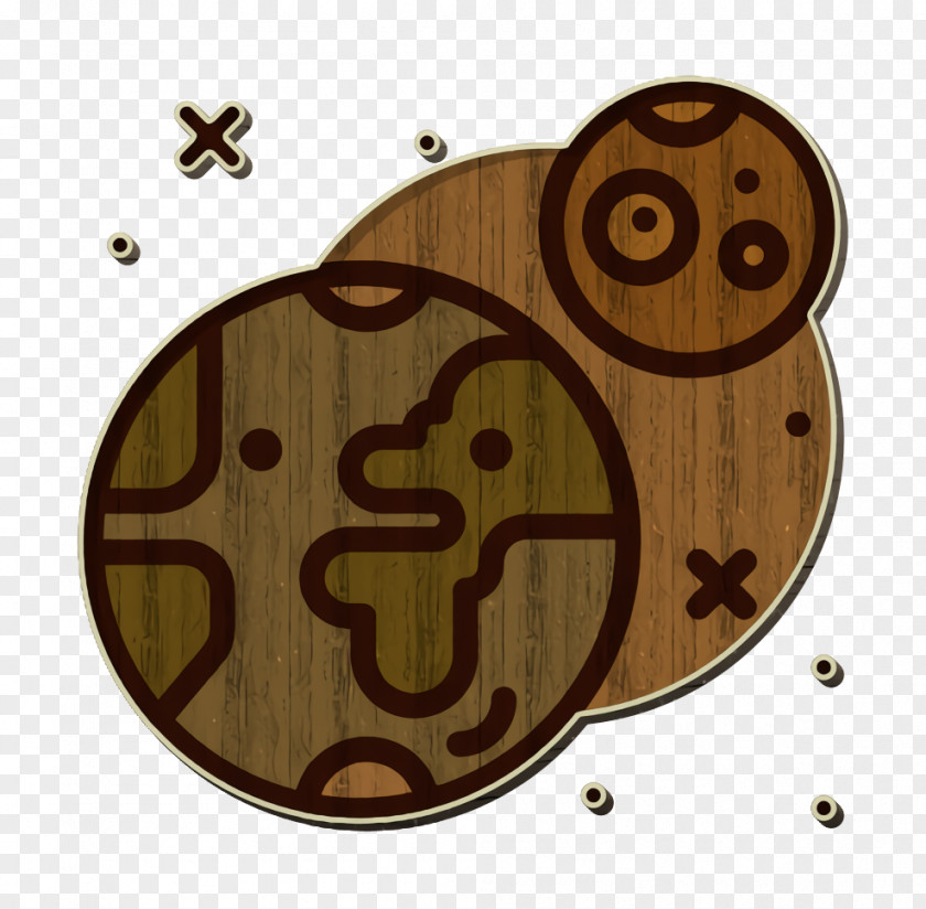 Planet Earth Icon Moon Space PNG