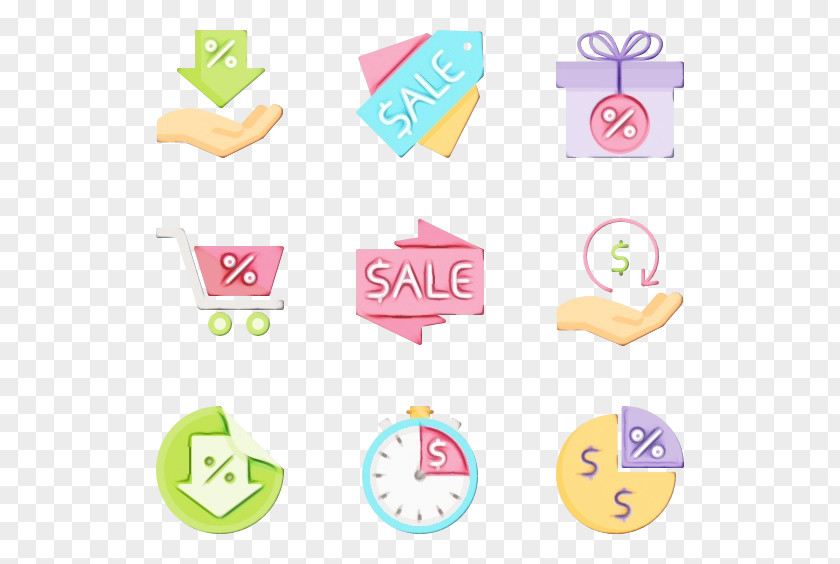 Stationery Paper Product Font Clock Sticker PNG