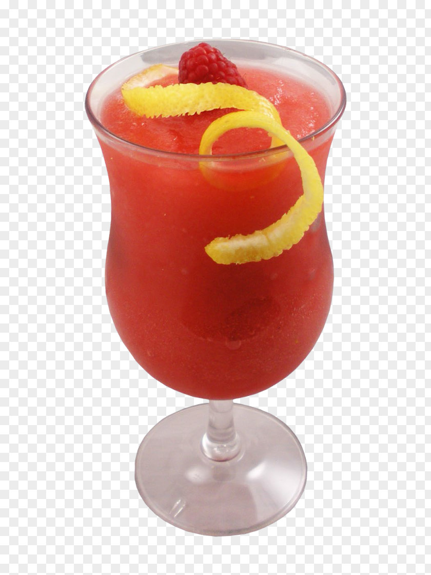 Strawberry Drink Cocktail Garnish Sea Breeze Daiquiri Juice Batida PNG