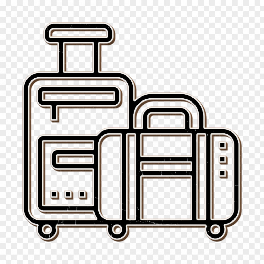Travel Icon Luggage Hotel Services PNG