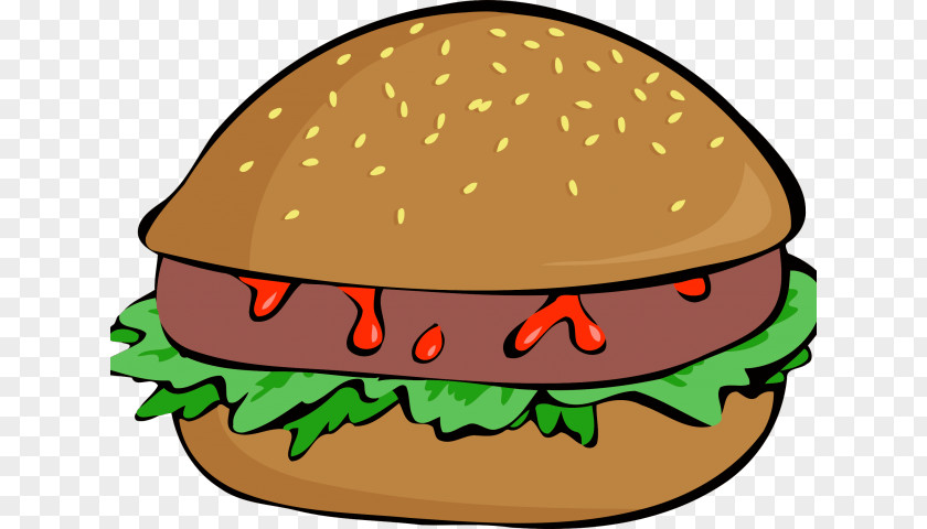 Food Cartoon Png Hamburger Cheeseburger French Fries McDonald's Big Mac Whopper PNG