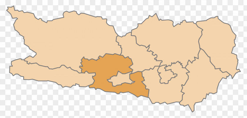 Map Klagenfurt-Land District Hermagor Villach PNG