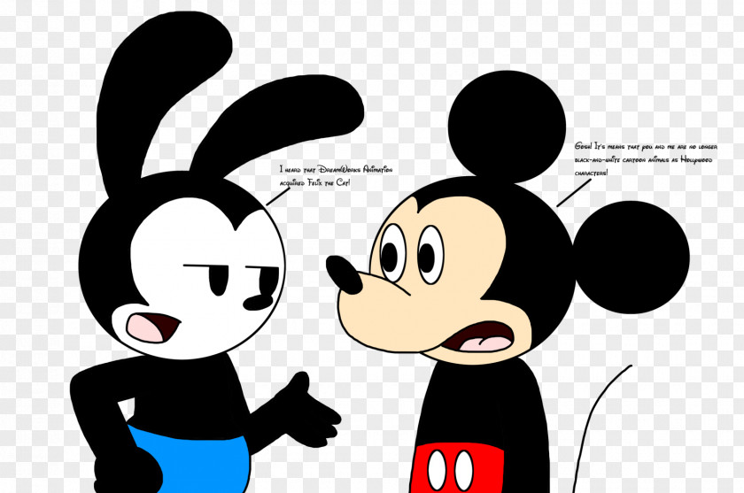 Oswald The Lucky Rabbit Mickey Mouse Minnie Felix Cat Walt Disney Company PNG