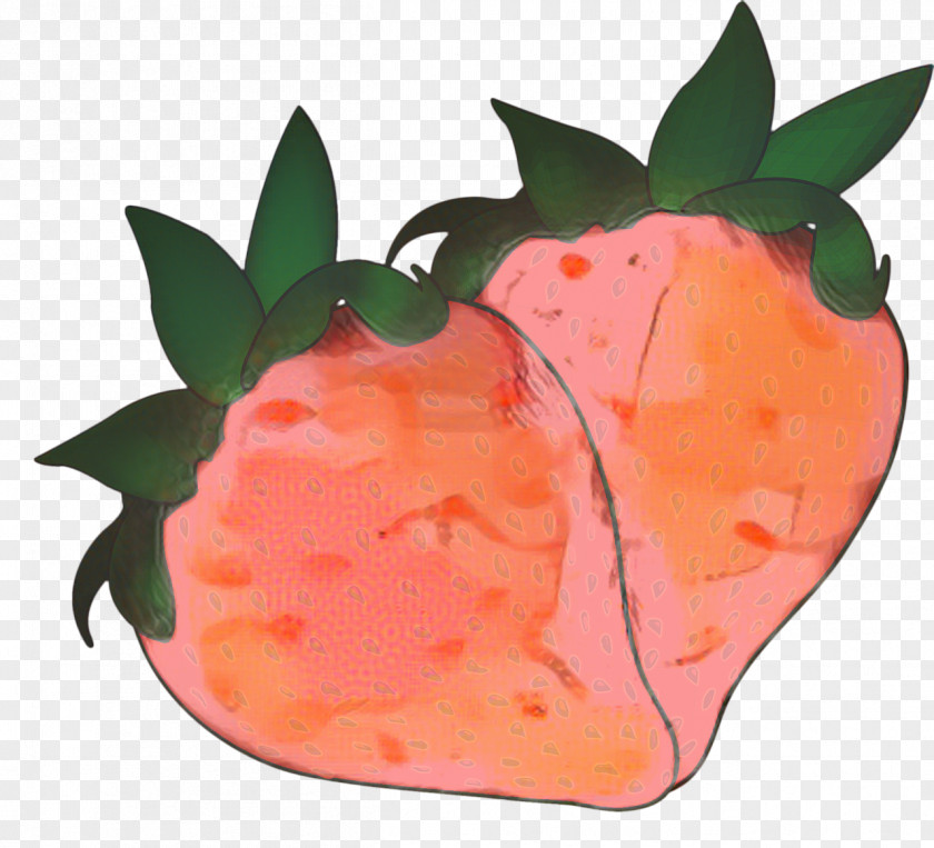 Peach Garnish Strawberry Cartoon PNG