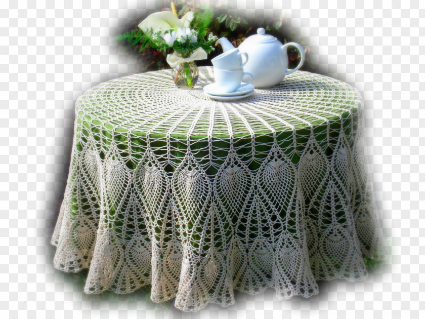 Tablecloth Cloth Napkins Place Mats Crochet PNG