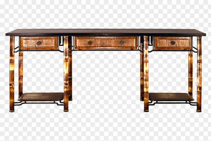 Buffet Table Desk Wood Stain Rectangle PNG