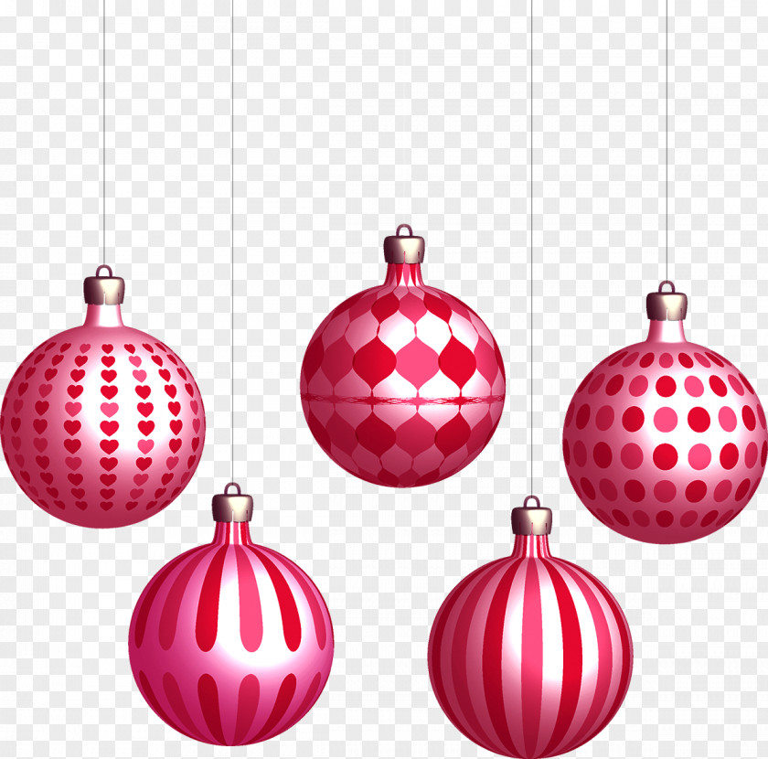 Christmas Balls Ornament Decoration Clip Art PNG