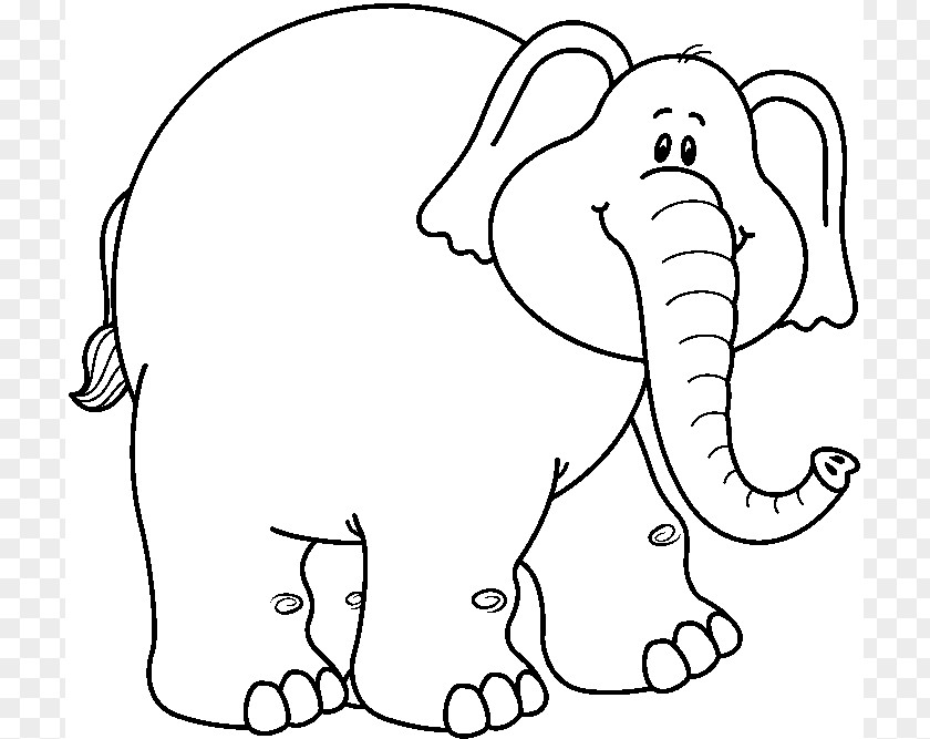 Elephant Cliparts Asian Black And White Clip Art PNG