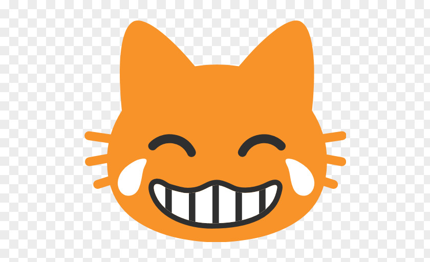 Emoji Face With Tears Of Joy Cat Smile Laughter PNG