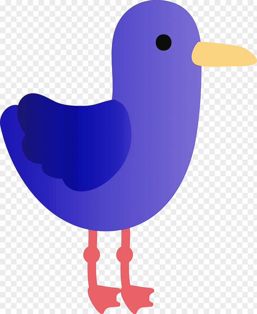 Purple Bird Beak Duck PNG