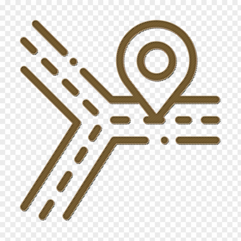 Navigation And Maps Icon Road Roads PNG