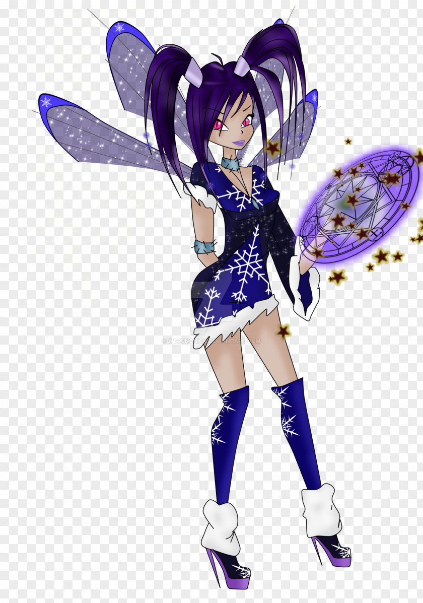 Raven Chick Costume Design Fairy Purple PNG