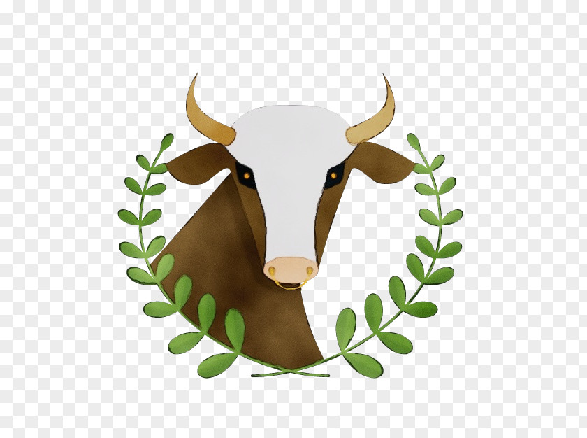Texas Longhorn Ox Horn Bovine Green Head Cow-goat Family PNG