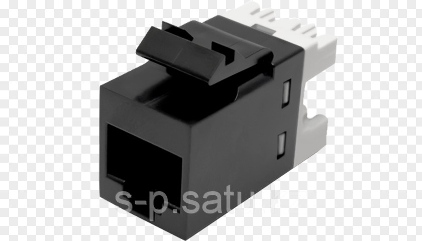 Electrical Connector Category 5 Cable Twisted Pair Registered Jack PNG