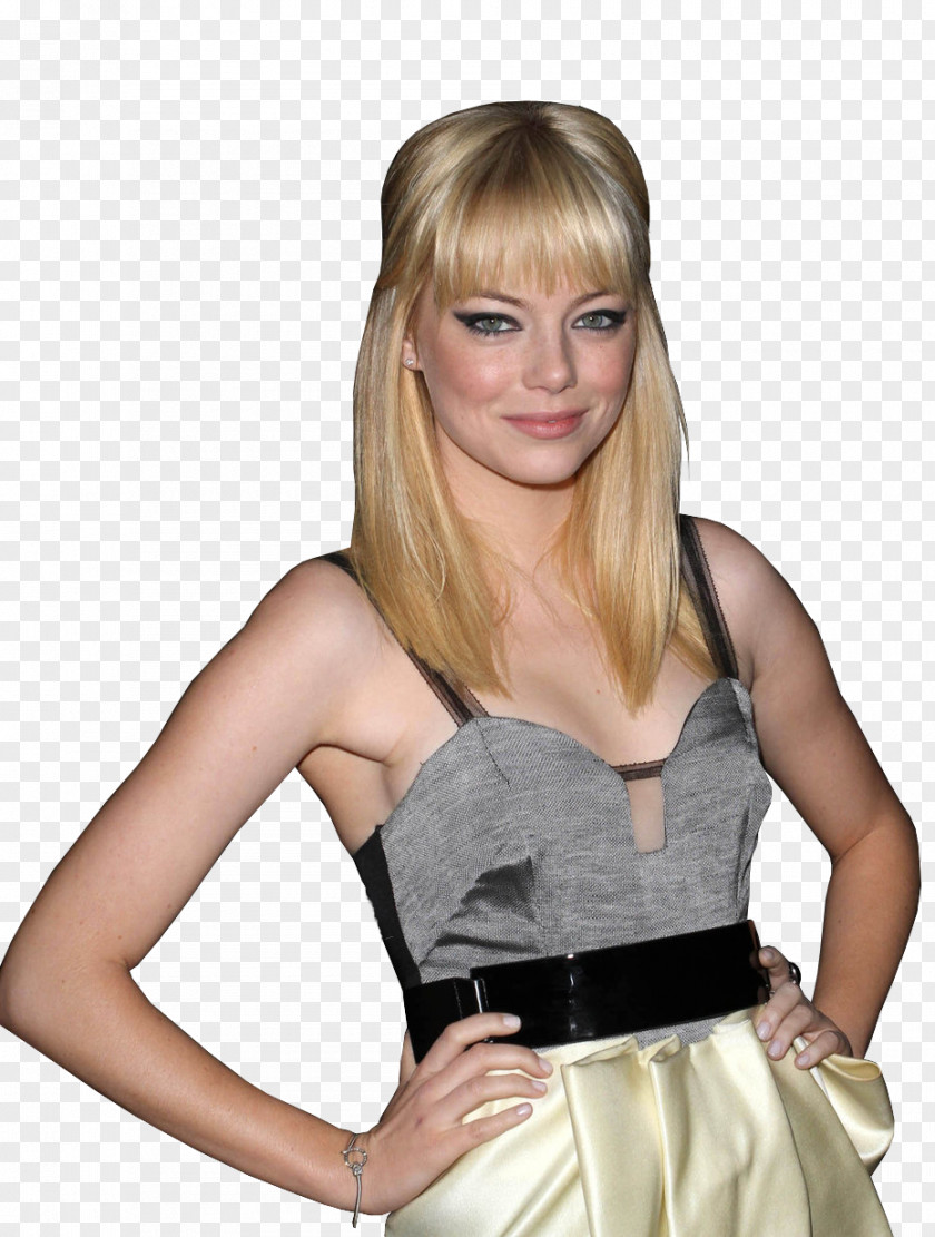 Emma Stone Gwen Stacy The Amazing Spider-Man Blond PNG