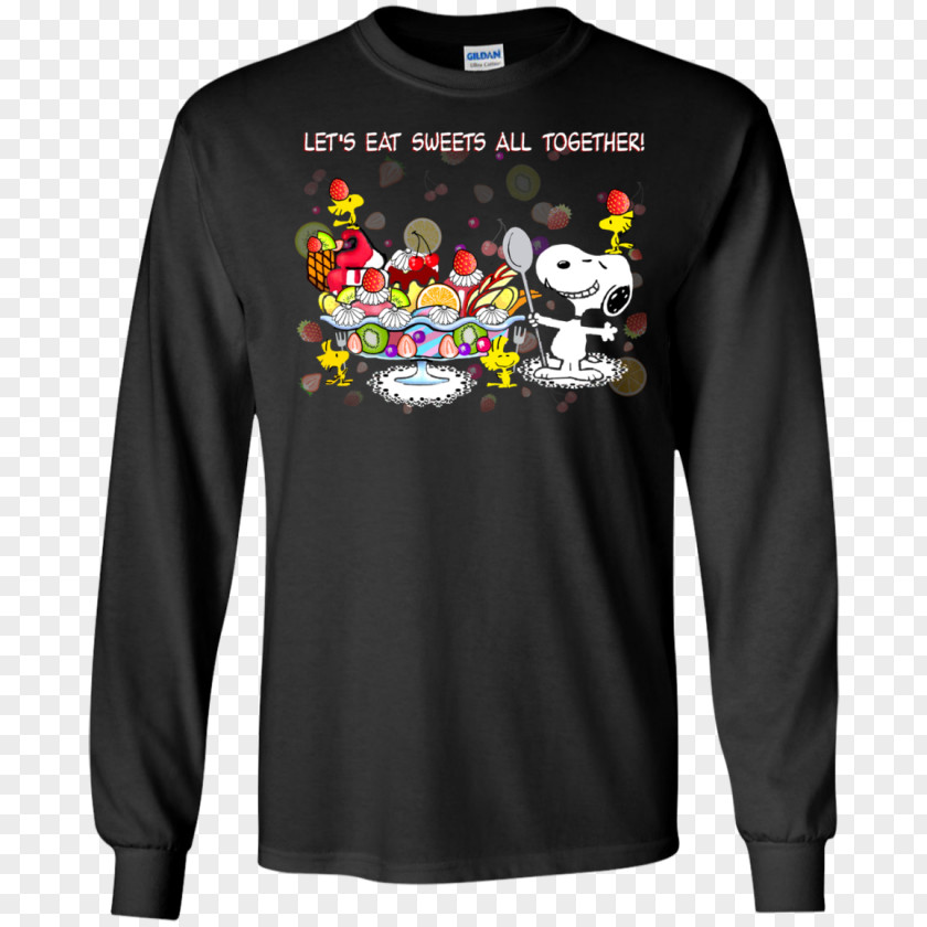 Snoopy Eat Long-sleeved T-shirt Hoodie Clothing PNG