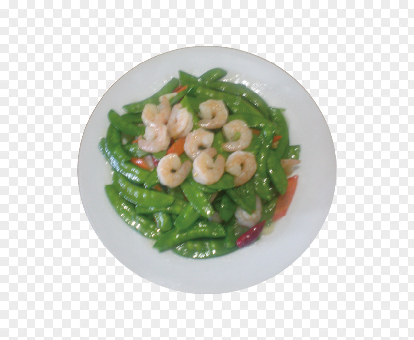 Snow Peas Fried Shrimp Spinach Salad Pea Stir Frying Vegetable PNG