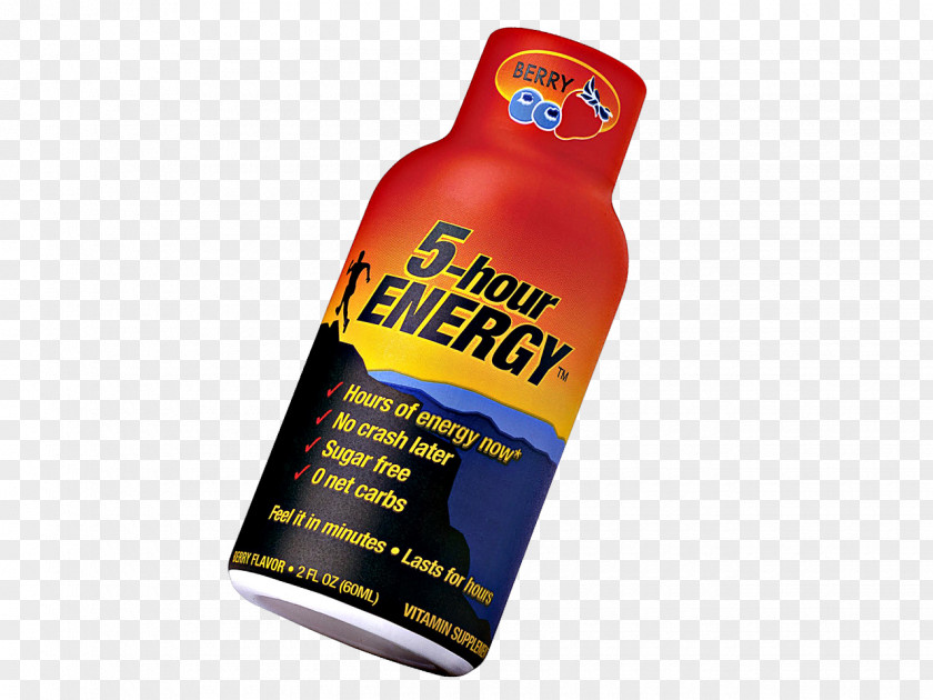 Bottle Battery Energy Drink 5-hour Shot PNG