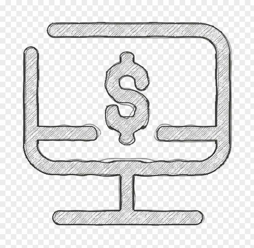 Business Icon Computer Dollar PNG