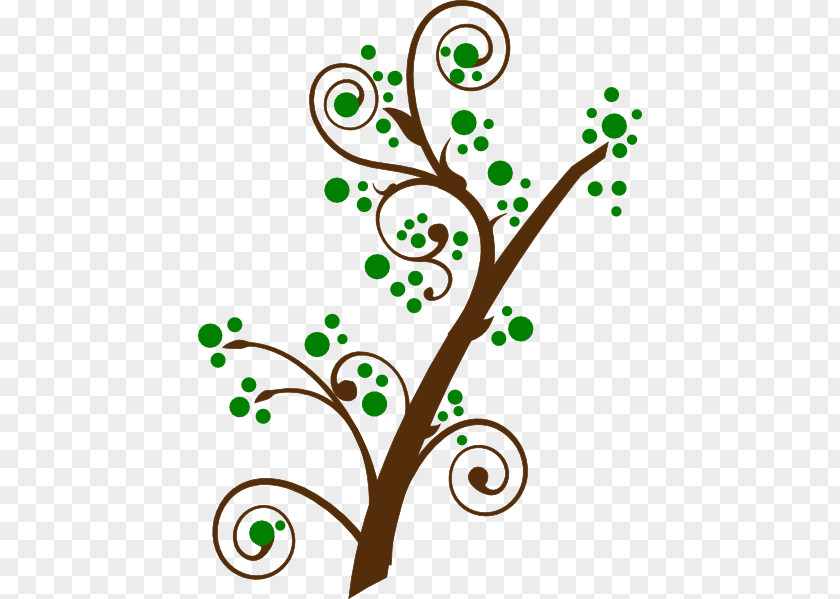 Vector Tree Branches Clip Art Branch Openclipart Leaf PNG