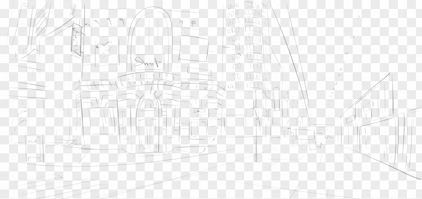 Design Line Art Sketch PNG