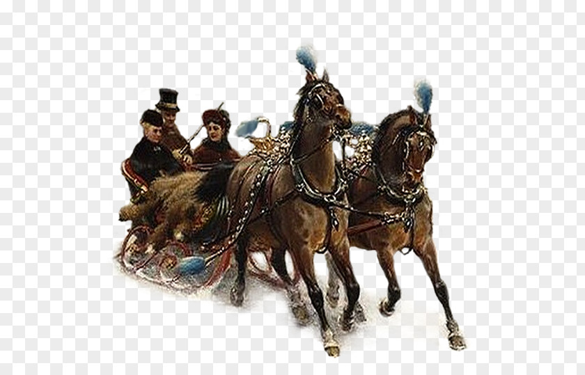 Horse And Carriage Cross-stitch Young Hunter Pattern PNG