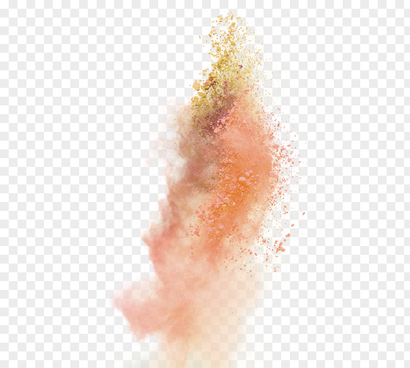Orange Simple Explosion Effect Element Dust Purple PNG