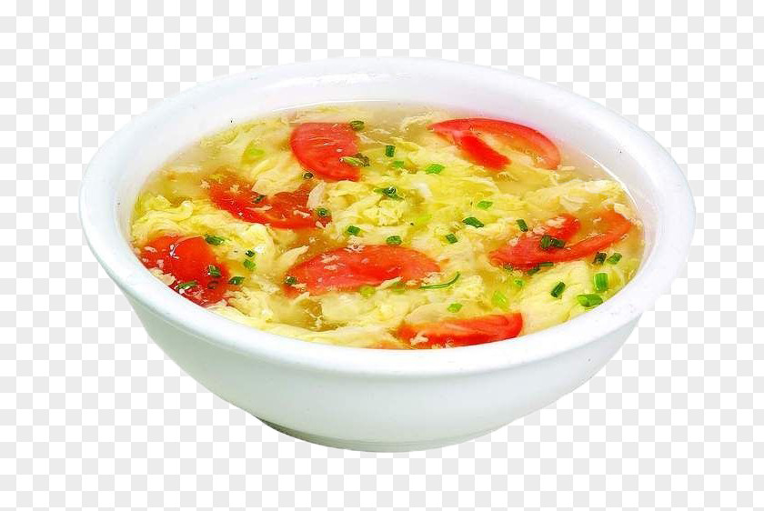 Tomato Egg Soup Drop Hot And Sour Chicken PNG
