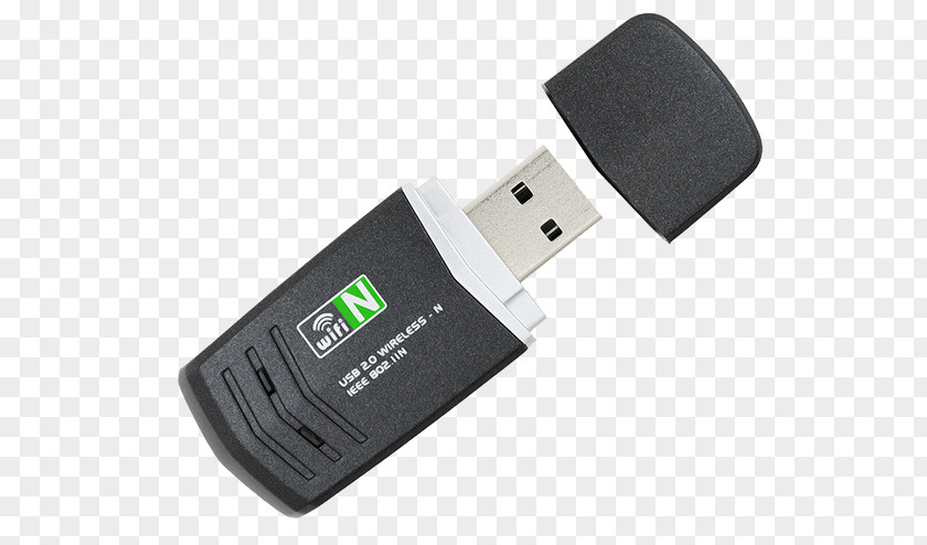 Wireless USB Flash Drives Dongle Wi-Fi Adapter PNG