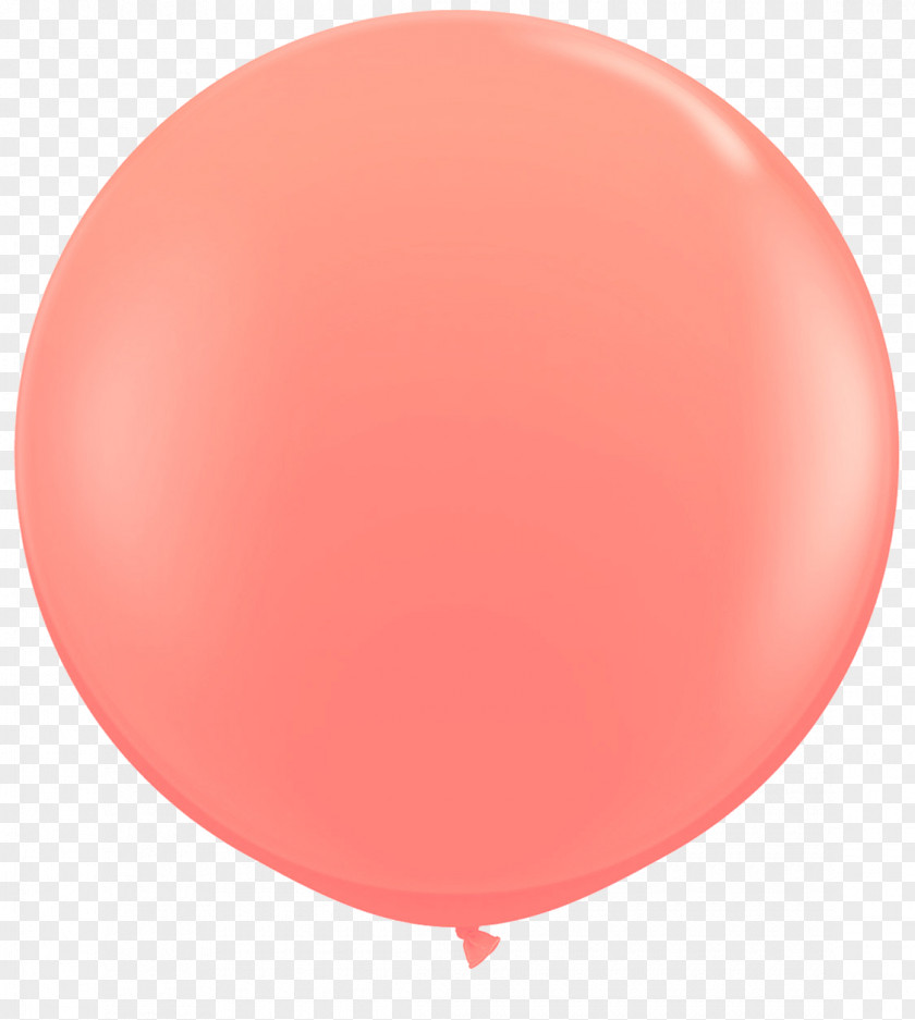 Balloon Qualatex Deco Bubble Clear Mrs White Latex Coral Pink Giant 3ft Balloons X 2 PNG
