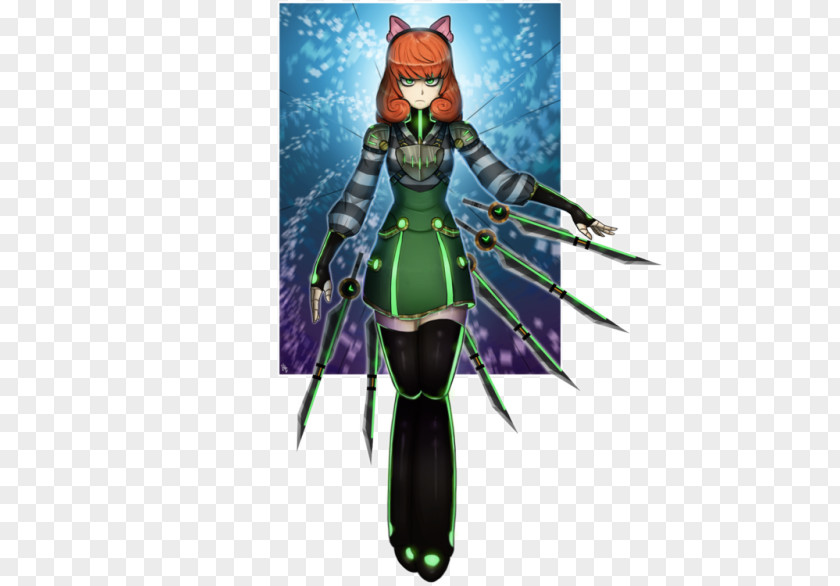 Female Robot Fan Art Penny Character Digital PNG