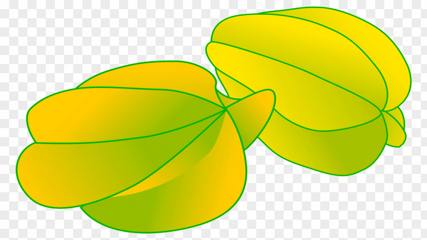 Carambola Green Line Clip Art PNG