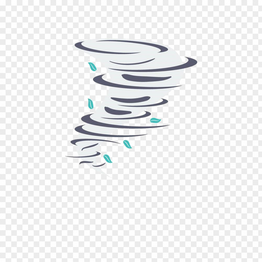 Hand-painted Tornadoes Tornado Illustration PNG