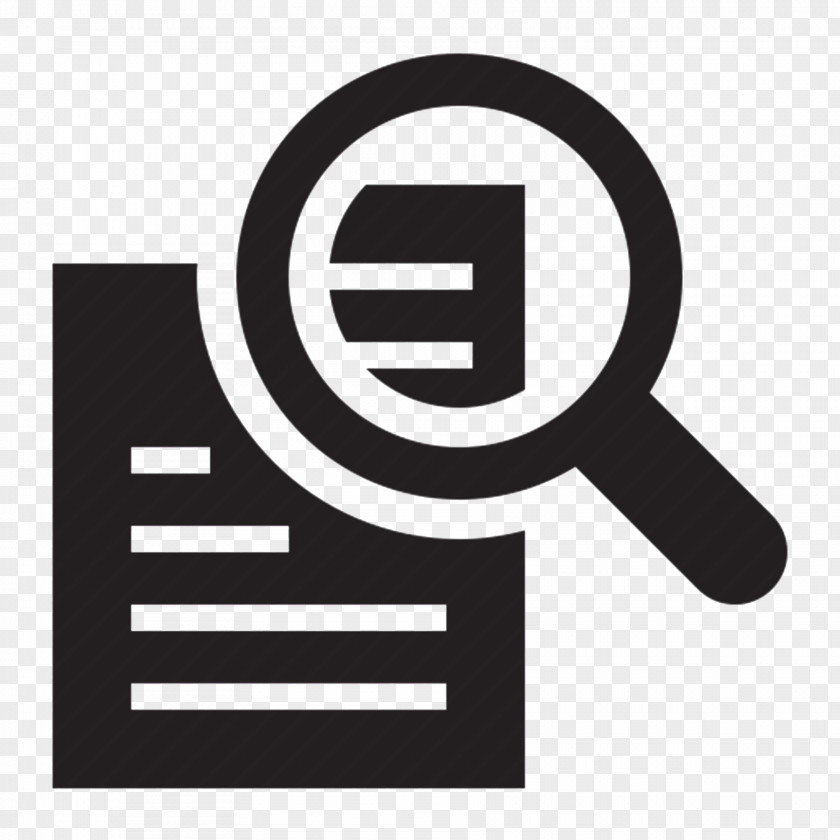 Magnifying Glass Paper Management PNG