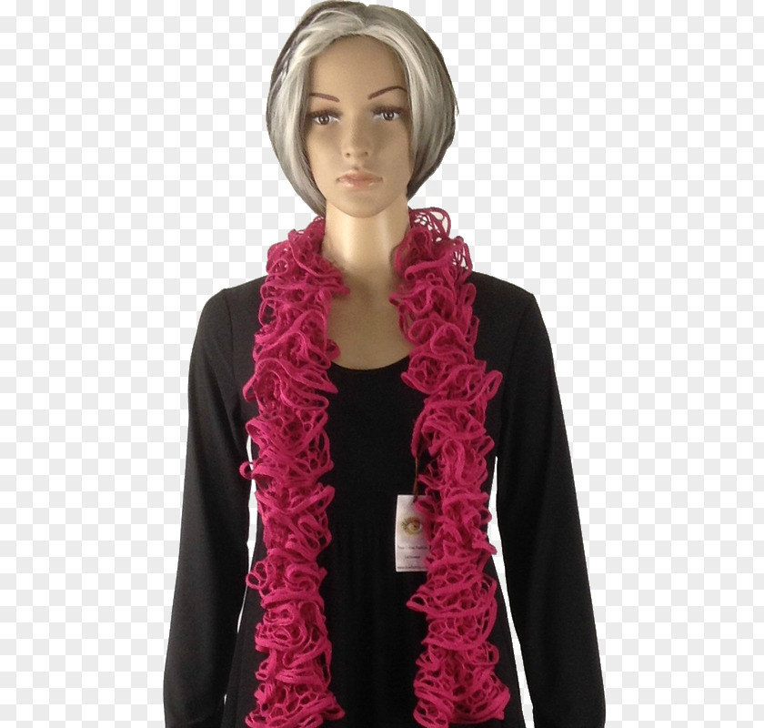 Red Heart Sashay Yarn Scarf Neck PNG